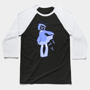 Scissor Sister Blue Baseball T-Shirt